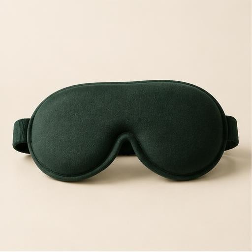 Contoured sleep mask